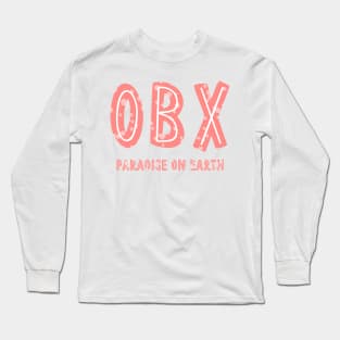 OBX - Paradise on Earth (Red-Dots) Long Sleeve T-Shirt